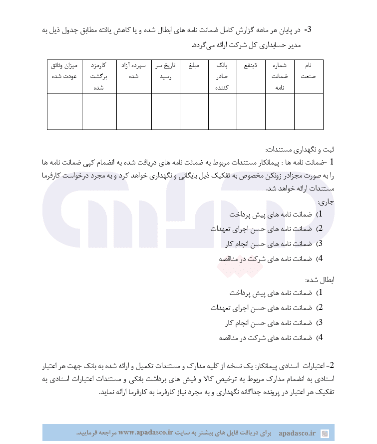 عکس نمونه متن ضمانت نامه تعهد پرداخت