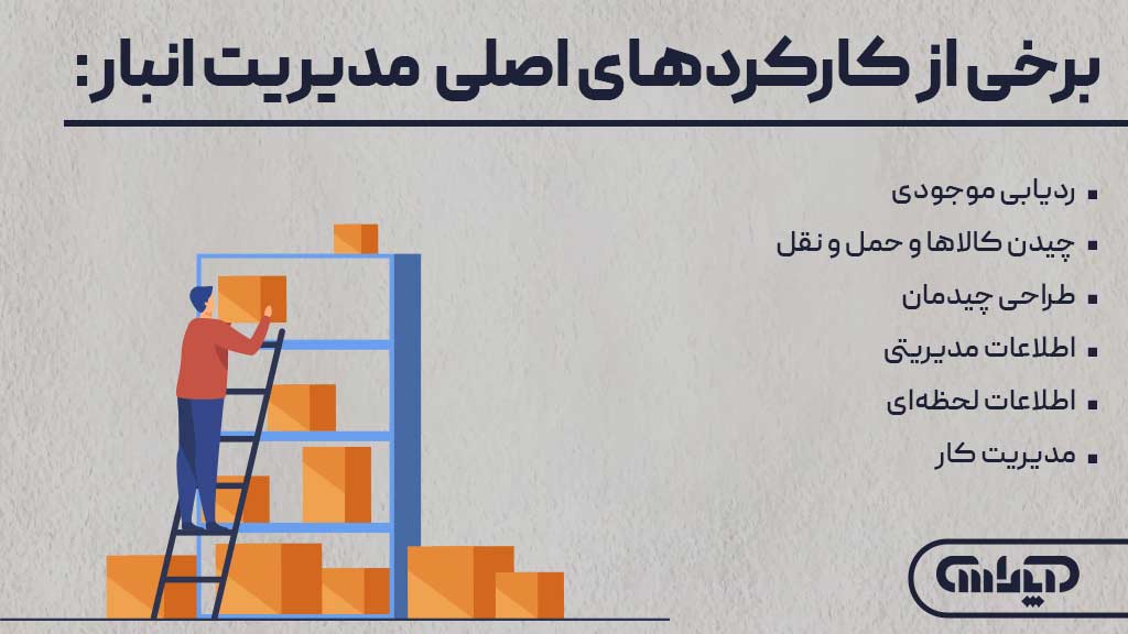 نقش اصلی مدیریت انبار