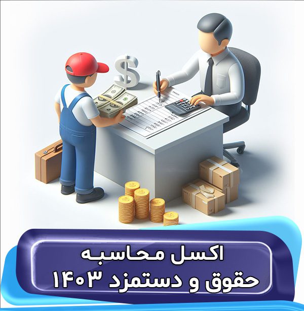 فایل اکسل محاسبه حقوق و دستمزد و بیمه و مالیات سال 1403