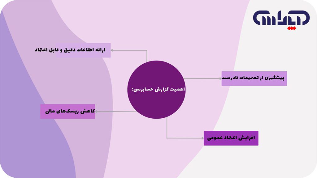 اینفوگرافیک اهمیت گزارش حسابرسی