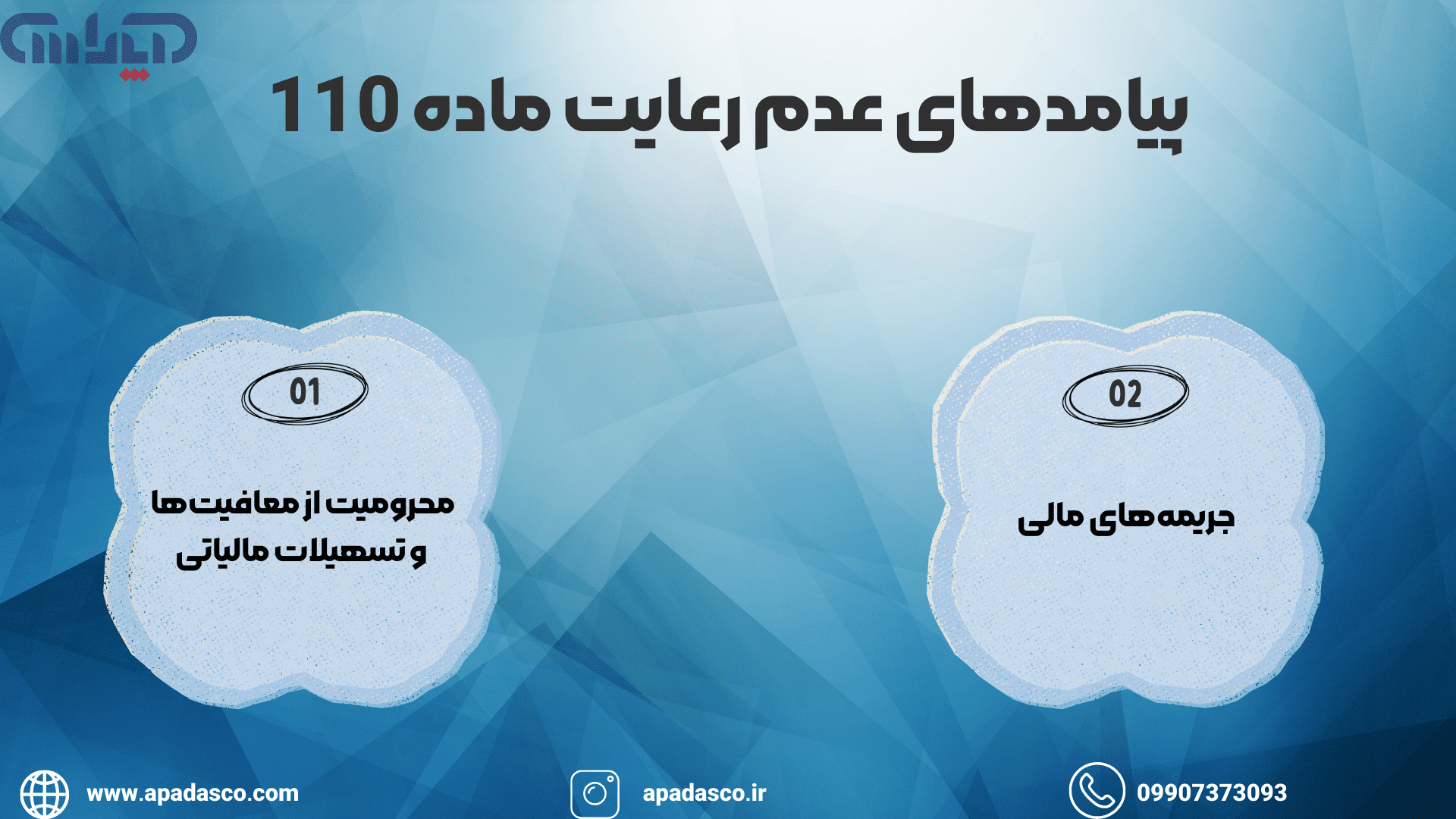 پیامد های عدم رعایت ماده 110