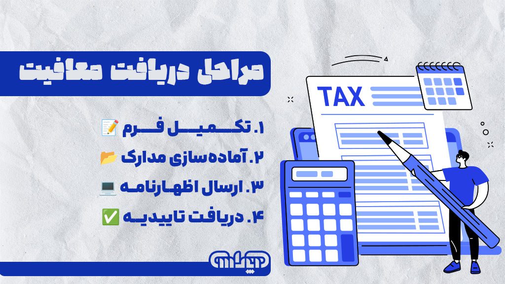 مراحل دریافت معافیت مالیاتی